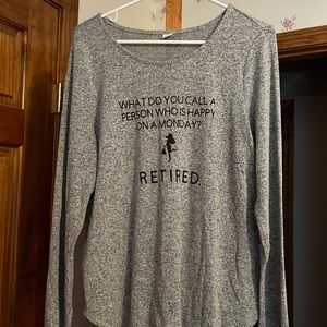 I’m retired ling tee
